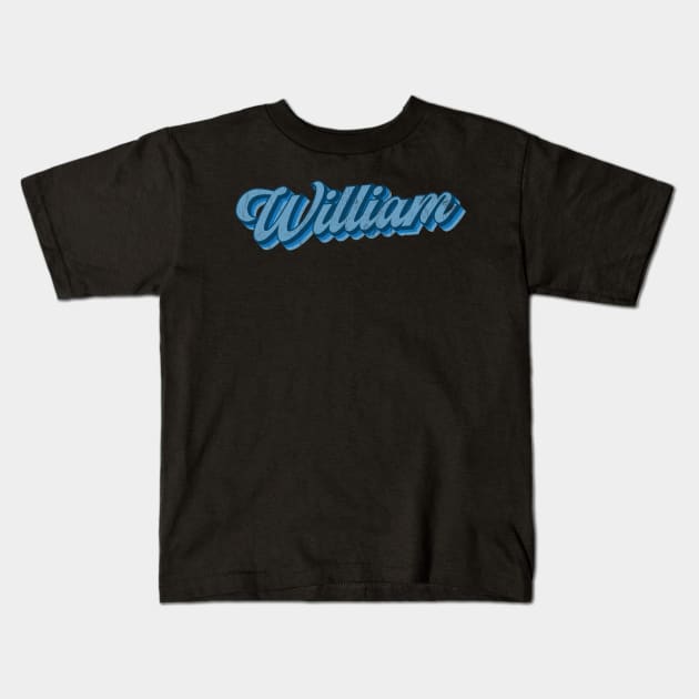 William Kids T-Shirt by Snapdragon